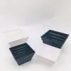 The manufacturer supplies 2-sized simple stepped square plastic flowerpots and melamine flowerpots undefined